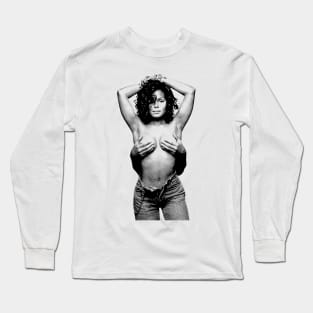 Janet Jackson 80s 90s Vintage Long Sleeve T-Shirt